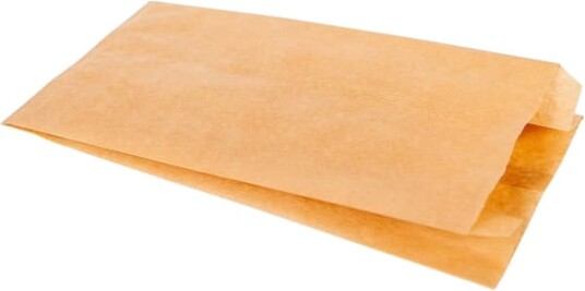 15*5*22cm 100 pakke brune papirposer til frokost papirposer brødposer godteri kaker hurtigmat kaffe matbakeri