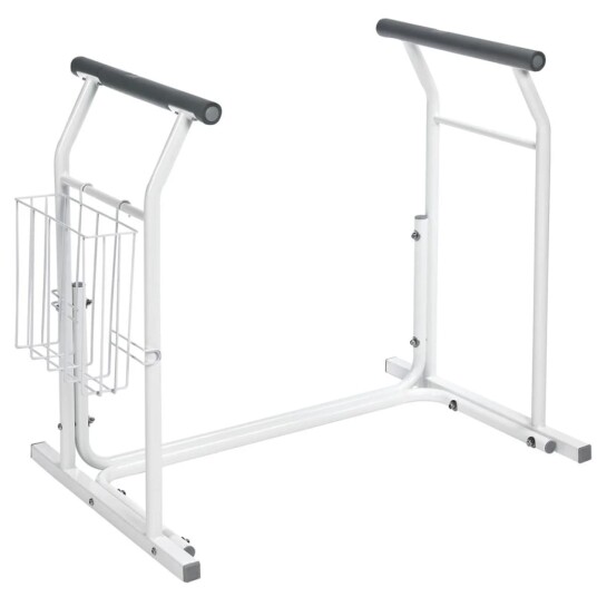 RIDDER Mobil gripestang for toalett hvit 150 kg A0110101 RIDDER Mobil gripestang for toalett hvit 150 kg A0110101