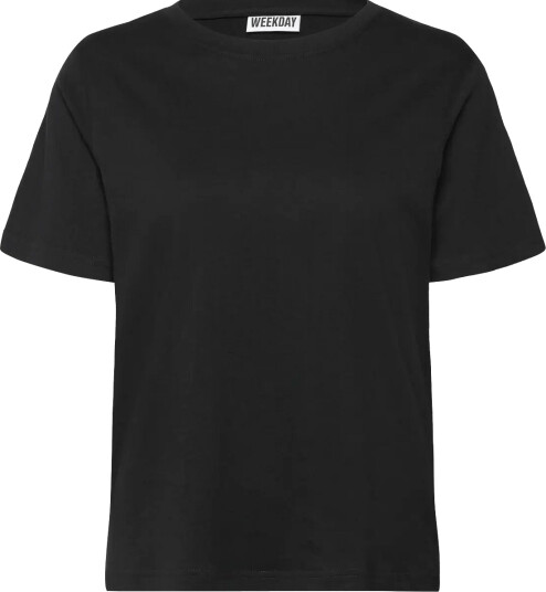 Weekday Essence Standard T Shirt Black S