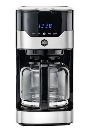 Obh Nordica Kaffemaskin Timer Aroma Svart/Rustfritt