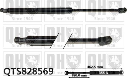 QUINTON HAZELL QTS828569 Baklukedemper