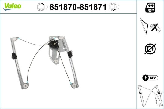 Vindusheis VALEO 851870