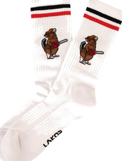 Lakor Lazy Lumber Socks Hvit 39 42