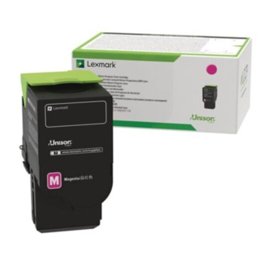 Lexmark CS421 M Toner - 78C2XME Original - Magenta 1400 sider Lexmark CS421 M Toner - 78C2XME Original - Magenta 1400 sider