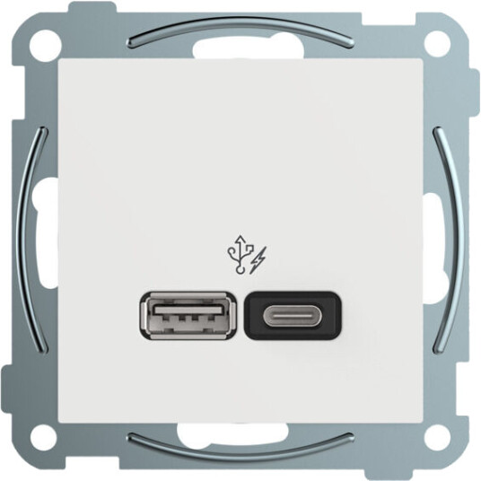 Elko RS USB PD A+C lader 45W Renhvit Elko - 6630914