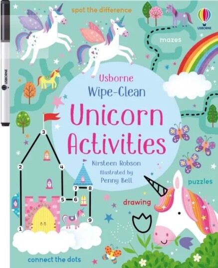 Wipe-Clean Unicorn Activities Av Kirsteen Robson
