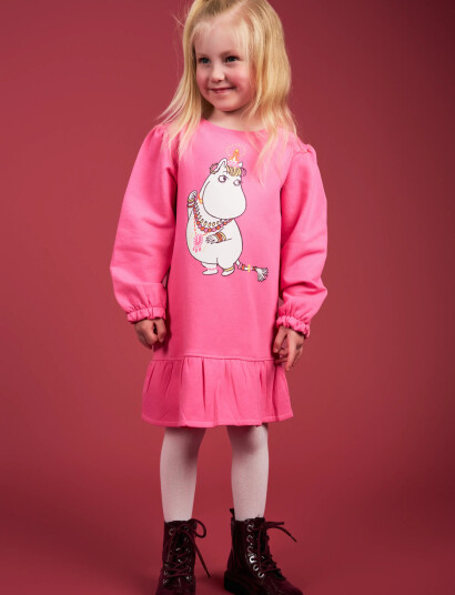 MUMIN Snorkfröken Klänning Pink 128
