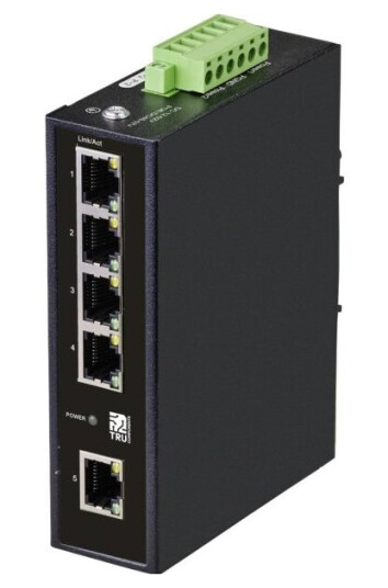 Tru Components Industrial Ethernet Switch 1+4-Ports 10 / 100 Mbit/S