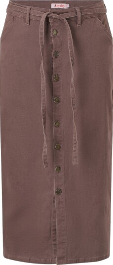Anyday Denimskjørt Any Katina 472 Skirt Brun