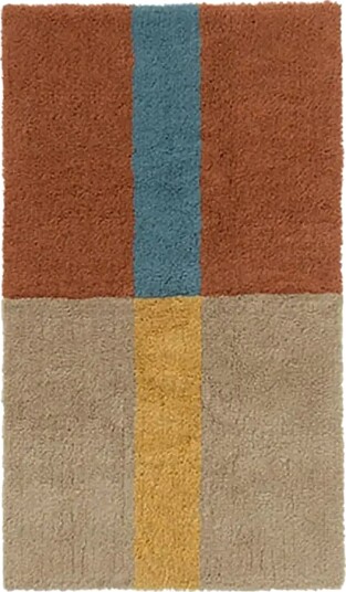 Lorena Canals Wool Rug Chroma Cinnamon   Beige   80X 140CM