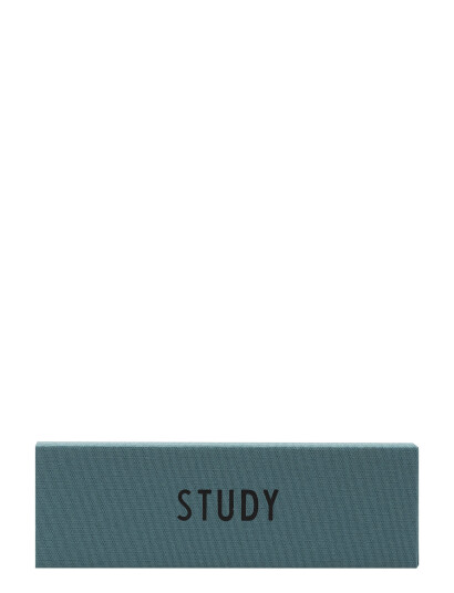 Design Letters Textile Pencil Case - Green - ONE SIZE
