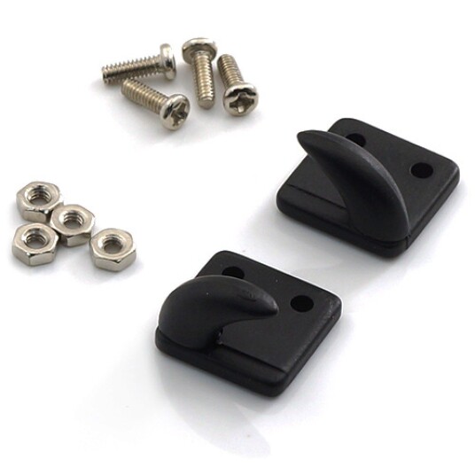Yeah Racing Bolt-on Hooks Black