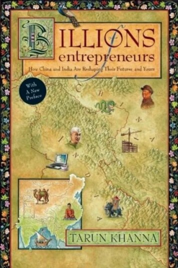 Billions Of Entrepreneurs Av Tarun Khanna