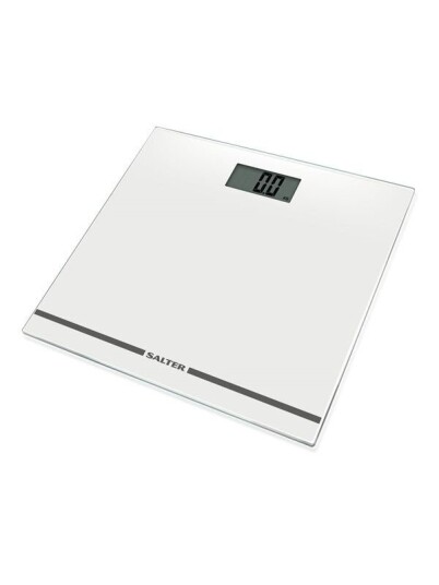 Salter Badevekt personal scale in glass. White