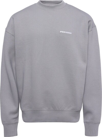 Pegador Tate Structured Oversized Sweater   WASHED GREY   S