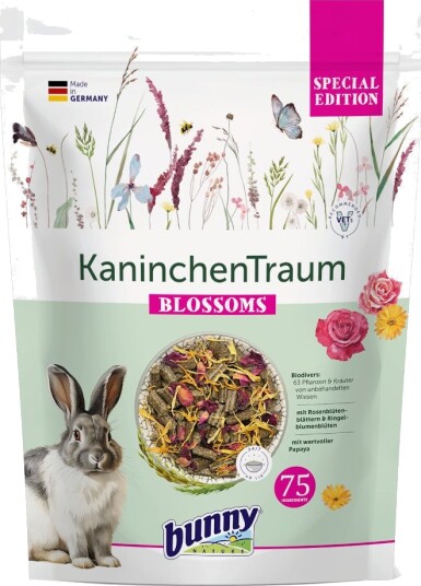 Bunny Nature Kanindrøm Special Edition Blomster 1.5kg