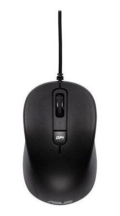 ASUS MU101C Optisk Gamingmus med 3200 DPI - Kablet, Ambidekstriøs, Svart ASUS MU101C Optisk Gamingmus med 3200 DPI - Kablet, Ambidekstriøs, Svart