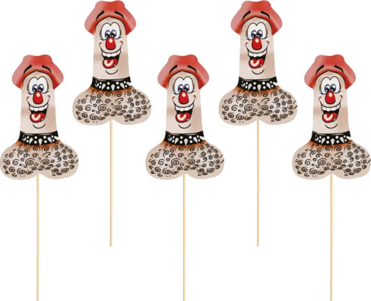 Partypal Penis Toppers 6-pakning 6665575121167 Partypal Penis Toppers 6-pakning 6665575121167