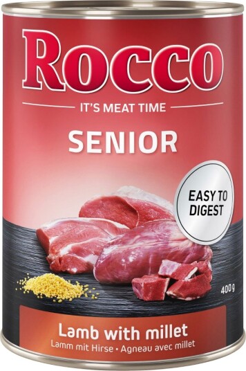 Rocco Våtfôr Senior & Hirse Lam 24 X 400 G