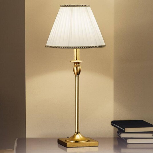 Orion Bordlampe DONATA Krem / amber Stue / spisestue Kunststoff Antikk