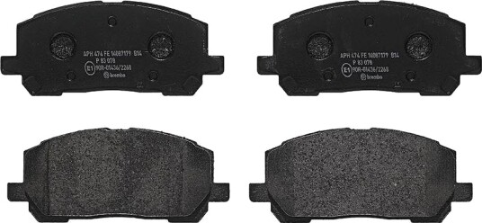 Bremseklosser sett BREMBO P 83 078