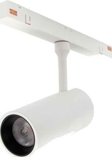 10W SHIFT System Spot M SMART skinnespot til 48V CCT RA90 24 grader 5 års garanti Kulør : CCT Varm til Kald Hvit
