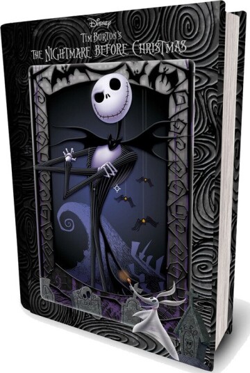The Nightmare Before Christmas Jack and Zero 300pc 18x12 in 3D Lenticular Puzzle in a Tin Book