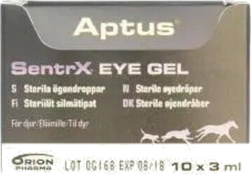 Aptus Øyegel for hund og katt 10 x 3 ml - SentrX Aptus Øyegel for hund og katt 10 x 3 ml - SentrX