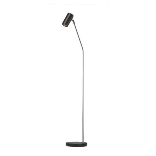 Örsjö Minipoint gulvlampe Svart/Krom Örsjö Minipoint gulvlampe Svart/Krom