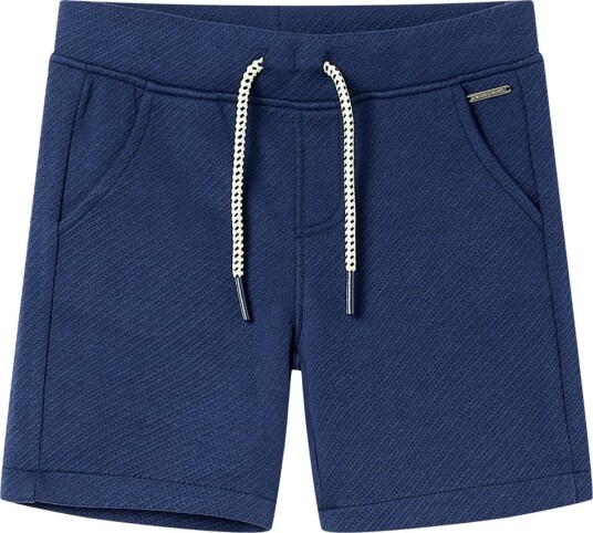 Barneshorts med snor mørkeblå 140