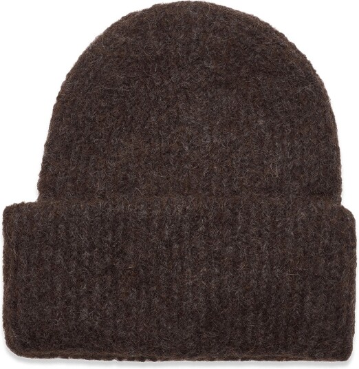 Pieces Pcbera Alpaca Blend Hood Noos Bc CHICORY COFFEE One Size