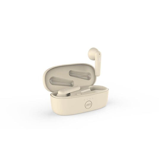 JAYS t-Six True Wireless Ergonomic Design Beige / Sand JAYS t-Six True Wireless Ergonomic Design Beige / Sand