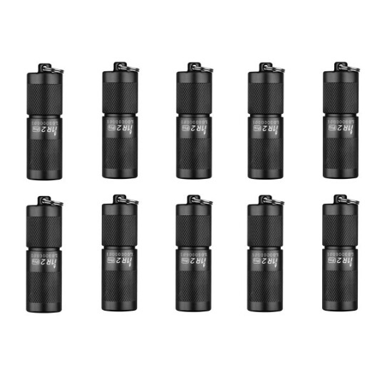 Nøkkelringlykt OLIGHT i1R 2 Pro 180 lm / 51 mm / Oppladbar Svart 10 stk Nøkkelringlykt OLIGHT i1R 2 Pro 180 lm / 51 mm / Oppladbar Svart 10 stk