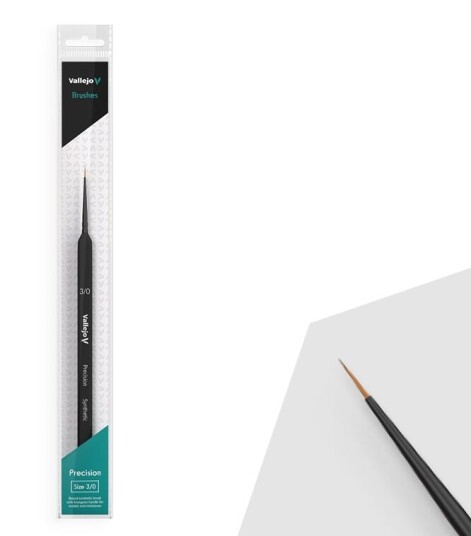 Vallejo Pensel - Triangle Round Brush Synth 3/0 Vallejo Pensel - Triangle Round Brush Synth 3/0