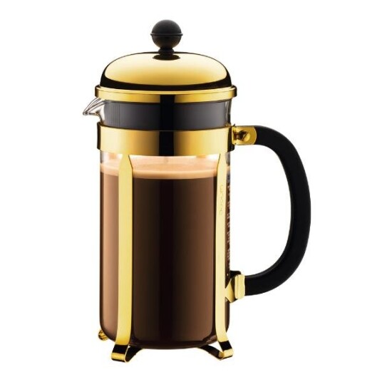 Bodum - Chambord presskanne 8 kopper 1L gull Bodum - Chambord presskanne 8 kopper 1L gull