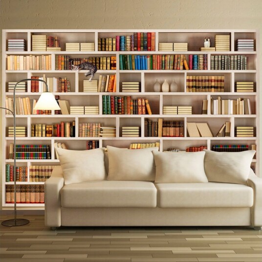 Fototapet Home Library 150x105 - Artgeist sp. z o. o.