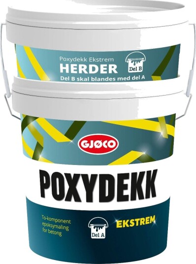 Gjøco Poxydekk Ekstrem S 3000 sett del A + B 5 kg