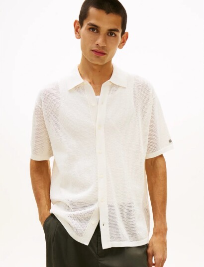 Tommy Hilfiger Dc S/S Cardigan Cream S