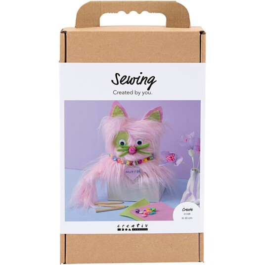 Craft Kit Sy Katt assorterte farger 977882