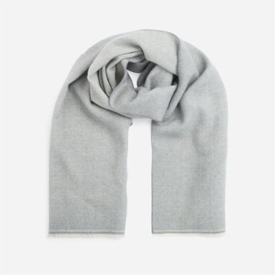 Ferner Jacobsen Scarf Wool Herringbone Ligth Grey Ferner Jacobsen Scarf Wool Herringbone Ligth Grey
