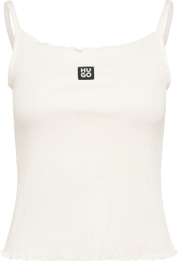 HUGO Rib_Vest Cream L