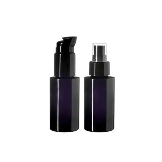 Glassflaske 15/30/50/100 ml med spray/pumpe