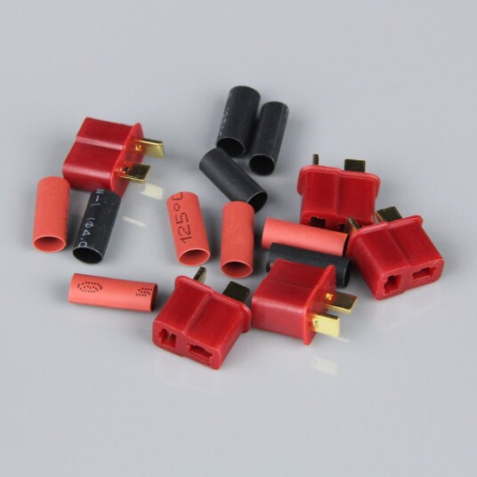 DEANS FEMALE INCLUDING HEAT SHRINK BATTERY END 5PCS DEANS FEMALE INCLUDING HEAT SHRINK BATTERY END 5PCS
