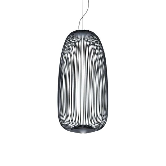 Foscarini - Spokes 1 LED Pendel Dimmbar 10m Grafitt