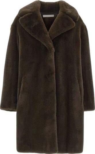 Stand Studio Camille Cocoon Coat ASH BROWN 38 Stand Studio Camille Cocoon Coat ASH BROWN 38