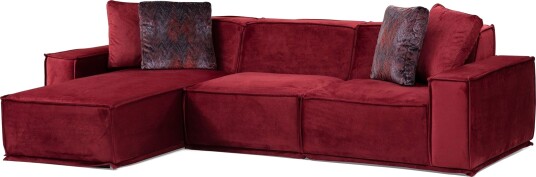 Nightcap Sofa m. Divan 4 seters Burgundy Nightcap Sofa m. Divan 4 seters Burgundy