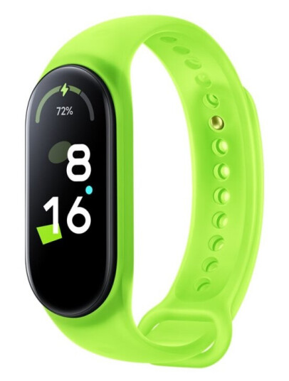 Xiaomi - Håndrem For Aktivitetssporer - 160-224 Mm - Neongrønt - For Xiaomi Smart Band 7  Xiaomi Mi Band 7, Smart Band 7
