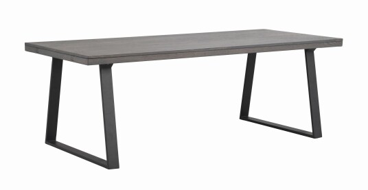 Rowico Home Brooklyn spisebord Mørkebrun eik/svart 170 x 95 cm Brun