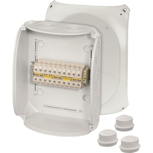 Hensel DK 2516 A Koblingsboks med klemme CU/AL 16 mm Installasjonsmaterial