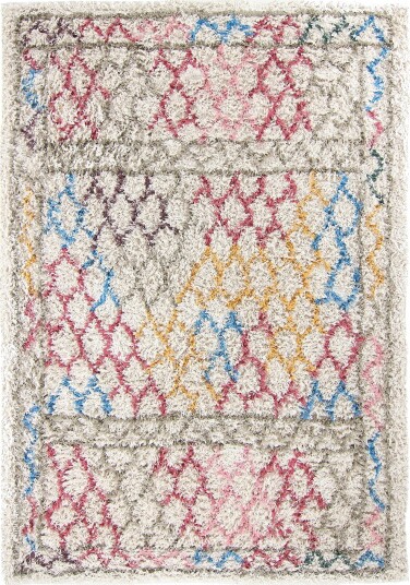 Ryetepper Calder Natural Cotton Shaggy multi Størrelse: 160 x 230 cm